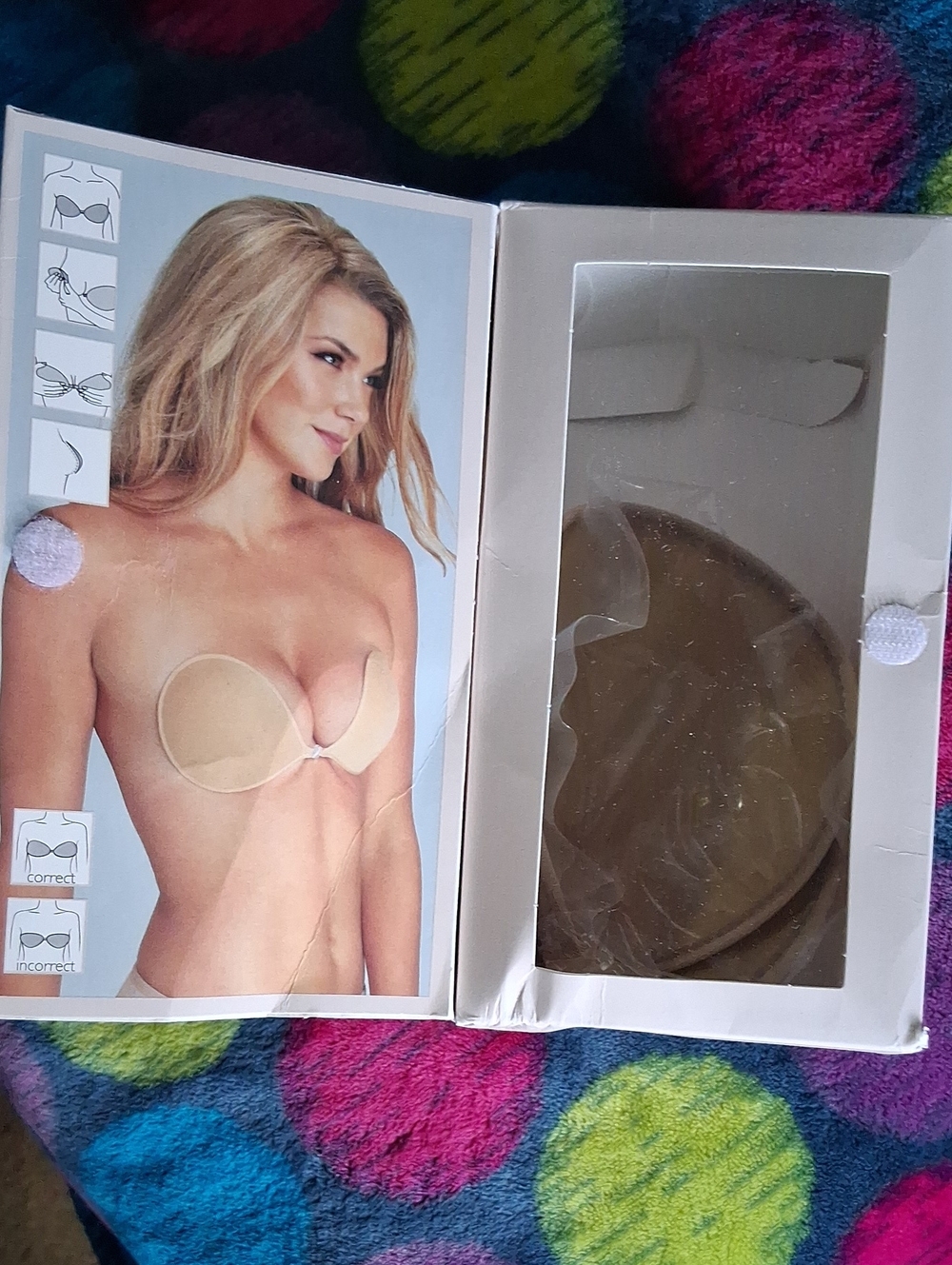 NuBra Adhesive Strapless Silicone Bra - Nude